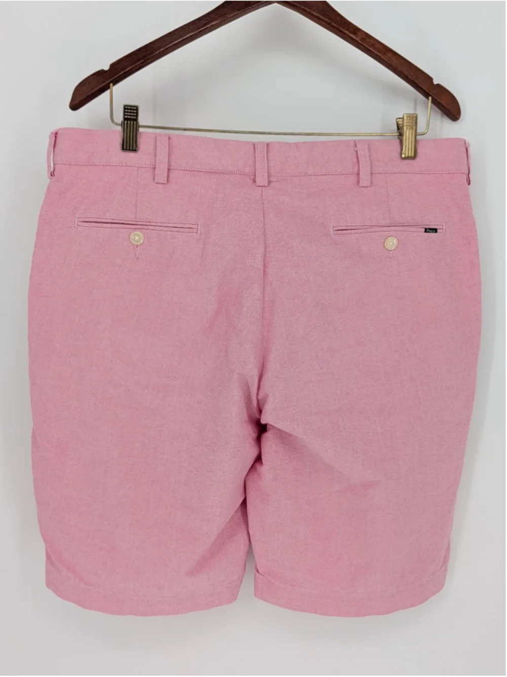 Polo Ralph Lauren Pink Oxford Chino Shorts Mens 36 10.75